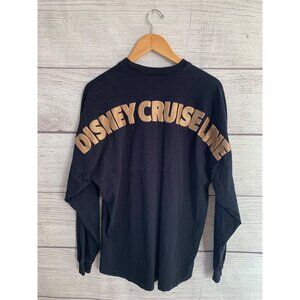 Disney Cruise Line Dark Navy and Gold Spirit Jersey - size S